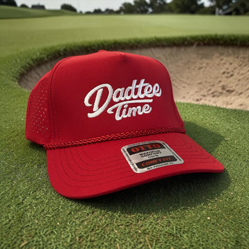 DadTee Time Hat - Red
