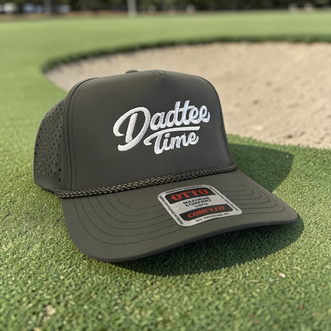 DadTee Time Hat - Olive Green